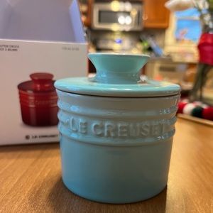Le Creuset Butter Crock- Butter Bell color: Sea Salt - Discontinued 🧈
